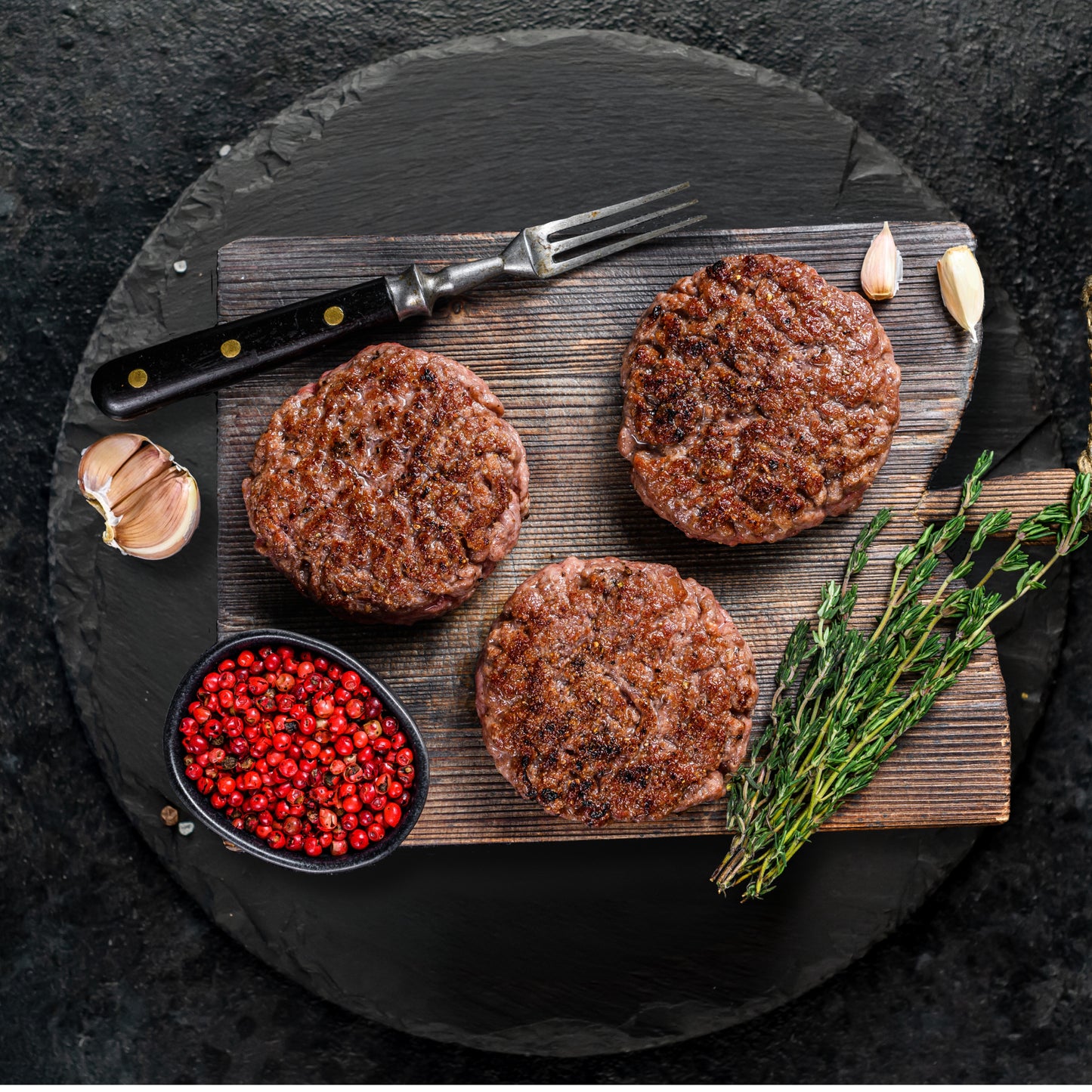 Hamburger Patties-5 pound box (20 patties)